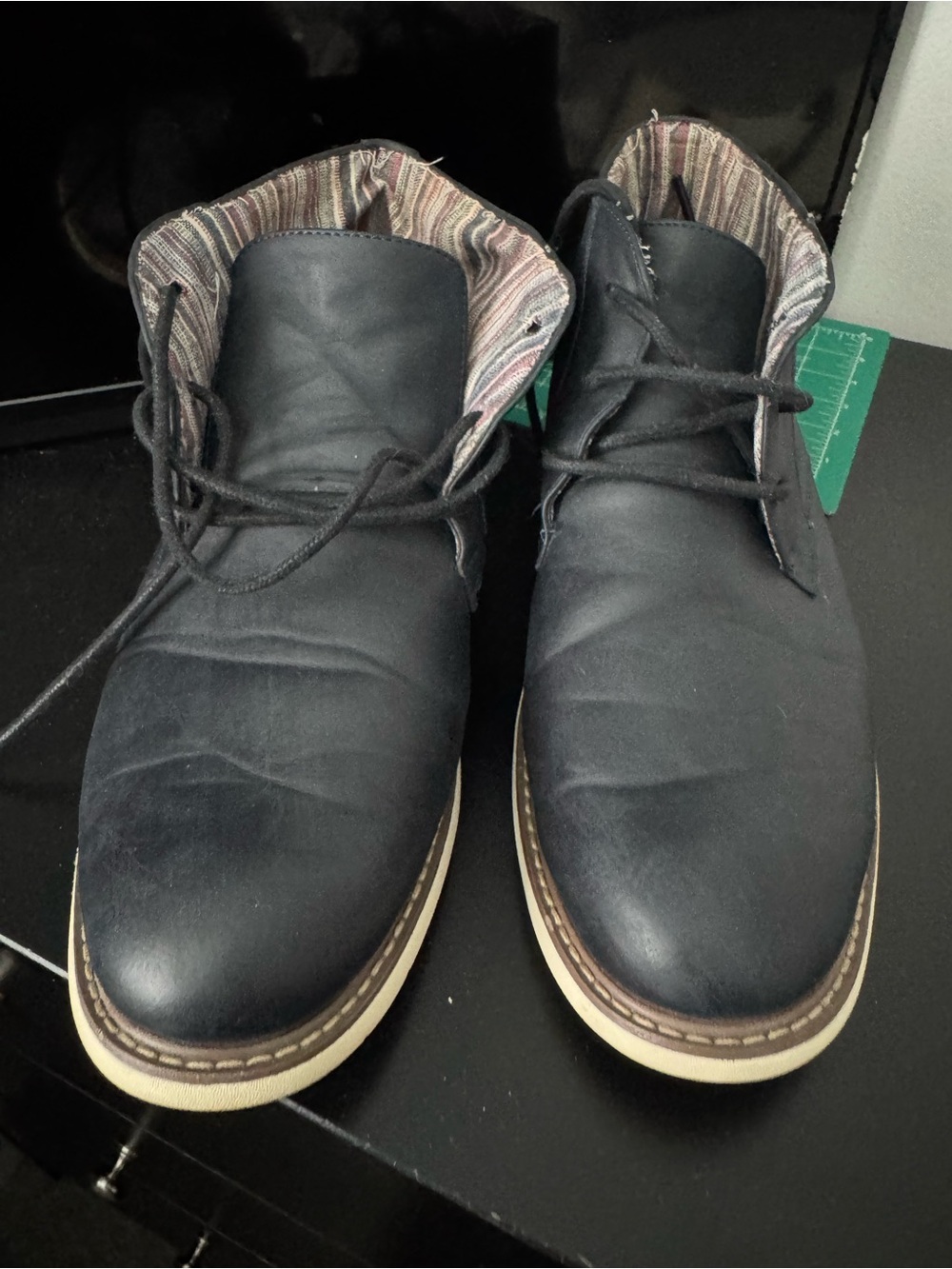 Men's Navy Casual Chukka Boots